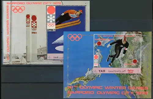 Jemen arab. Rep. Block 147-48 postfrisch Olympia 1972 #ID183