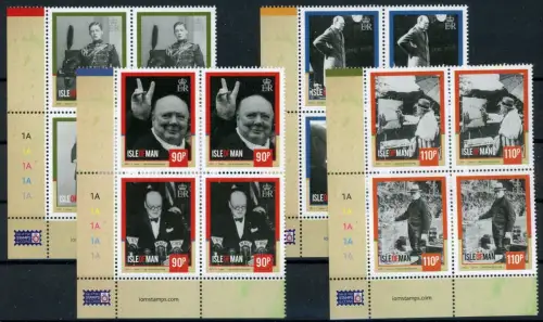 Isle of Man 4er 1996-2003 postfrisch Churchill #HO206