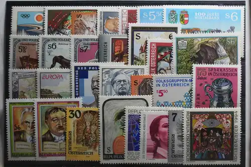 Österreich Jahrgang 1994 mit 2115 -2144 postfrisch ohne 2127 #TI900