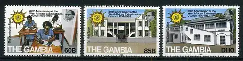 Gambia 438-440 postfrisch Pfadfinder #HK279