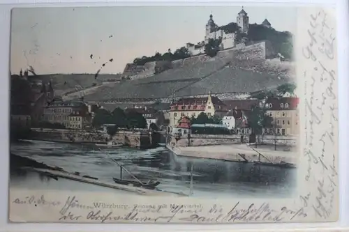 AK Würzburg Festung mit Mainviertel 1902 #PG627