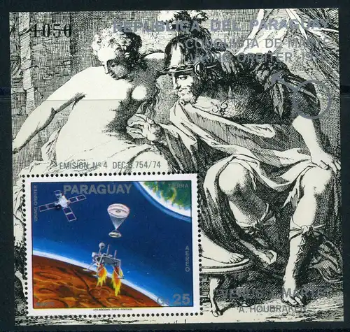 Paraguay Block 281 postfrisch Raumfahrt #HK233