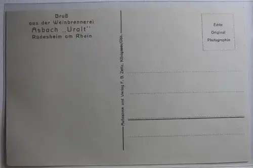 AK Rüdesheim Blick vom Nationaldenkmal mit Hindenburgbrücke #PG571