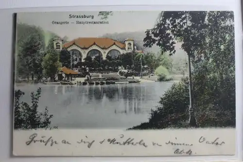 AK Straßburg Orangerie - Hautrestauration 1905 #PG686