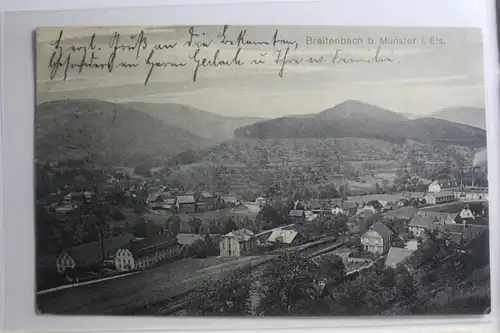 AK Breitenbach b. Münster Ortsansicht Feldpost 1915 #PG768