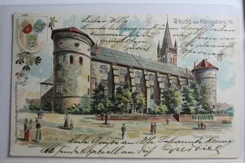 AK Königsberg i. Pr. Königl. Schloss 1900 #PG832