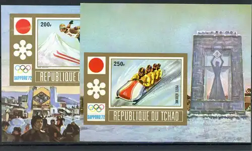 Tschad Block 36-37 B postfrisch Olympia #ID273