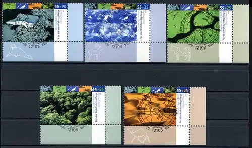 Bund 2423-2427 Eckrand Vollstempel Ersttagssonderstempel #HK315