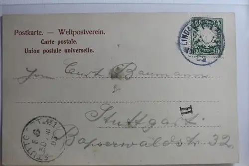 AK Lindau i. B. Hafenpartie 1903 #PG543