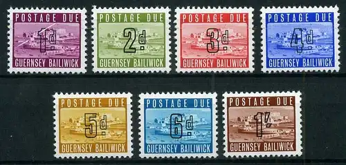 Guernsey Portomarke 1-7 postfrisch #HK274