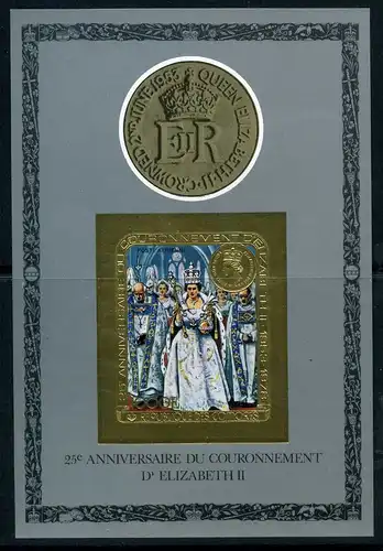 Komoren Block 146 B postfrisch Königshäuser #HK271