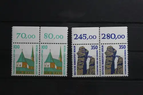 Berlin 834-835 postfrisch als waagerechte Paare Oberrand ungefaltet #TL713