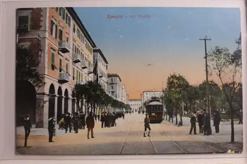AK La Spezia Via Chiodo 1914 #PG826