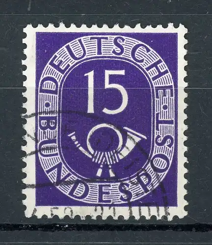Bund 129 I gestempelt Plattenfehler #HK323