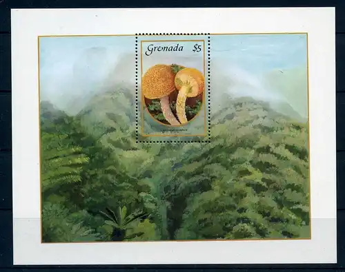 Grenada Block 162 postfrisch Pilze #HK444