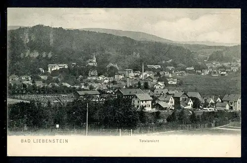 AK Bad Liebenstein, Wartburgkreis Totalansicht 1908 #HS098