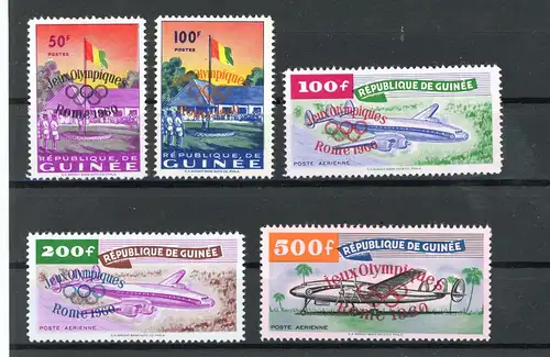 Guinea 49-53 postfrisch Olympia #ID266