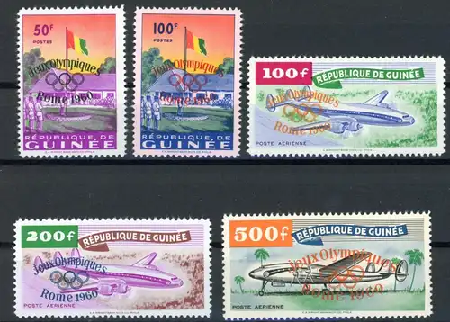 Guinea 49-53 postfrisch Olympia 1960 #ID399