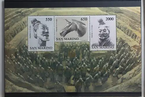 San Marino Block 10 mit 1345-1347 postfrisch #TN169