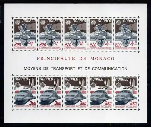 Monaco Block 39 postfrisch Cept #HK494