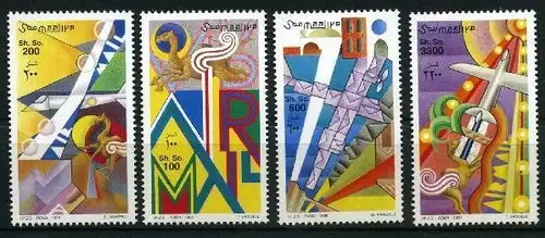 Somalia 763-66 postfrisch Flugpostmarken #HK464