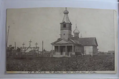 AK Baranowitschi Russische Kirche Feldpost #PG731