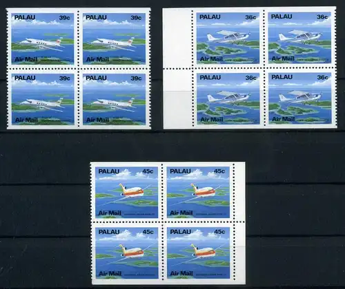 Palau 278-280 D postfrisch Flugzeuge #HK258