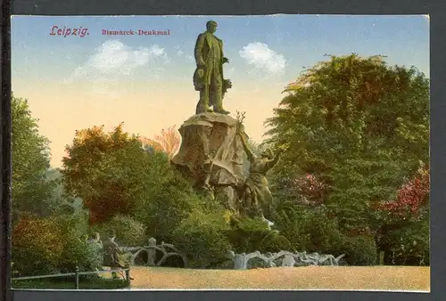AK Leipzig Bismarck-Denkmal um 1910 #HS106