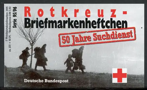 Bund Rotes Kreuz Markenheftchen mit 1822 postfrisch #GZ527