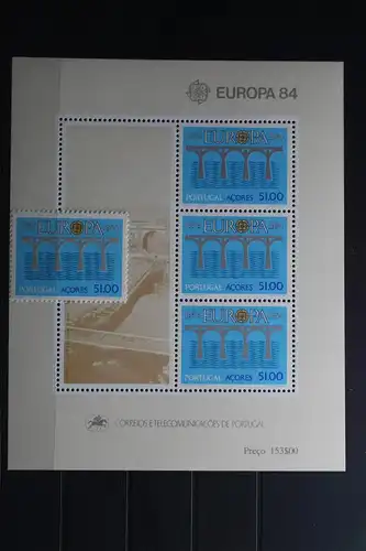 Portugal Azoren 364, Block 5 mit 364 postfrisch #TN401