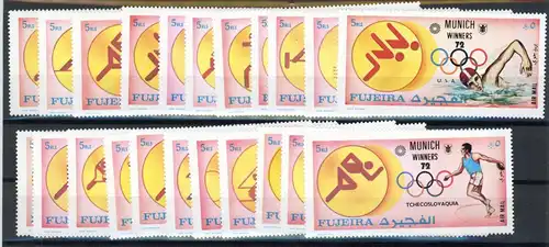 Fujeira 1407-1429 postfrisch Olympia #ID414