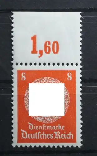 Deutsches Reich Dienstmarken 170P OR postfrisch Oberrand #TN578