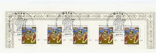 Bund MH 1892 Bonn ZWST 1996 Ersttagssonderstempel #HO230