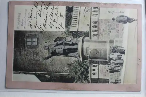 AK Königsberg i. Pr. Kaiser Wilhelm Denkmal am Schloss 1905 #PG816