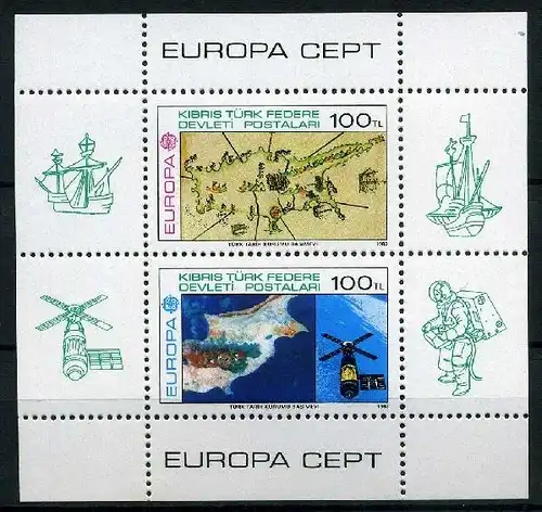 türk. Zypern Block 4 postfrisch Cept 1983 #HK457