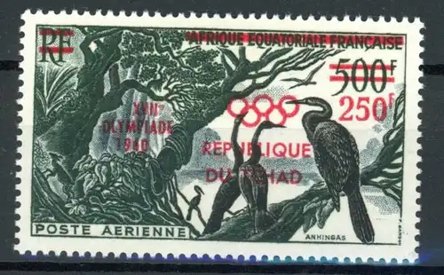 Tschad 65 postfrisch Olympia 1960 #ID401