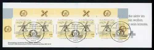 Bund Rotes Kreuz Markenheft mit 1951 Berlin Ersttagssonderstempel #HC002