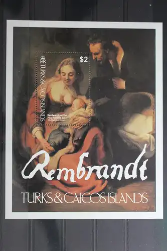 Turks- und Caicosinseln Block 20 mit 480 postfrisch #TN133