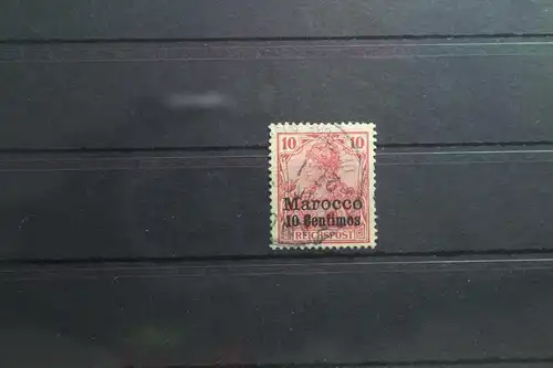 Deutsche Auslandspostämter Dt. Post Marokko 9 gestempelt mit Vollstempel #TP021