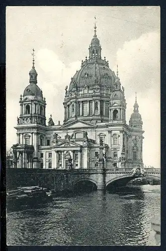 AK Berlin Berliner Dom und Kaiser-Wilhelm-Brücke 1912 #HS087