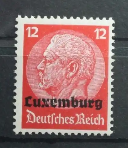 Deutsche Besetzung 2. WK Luxemburg 7 postfrisch #TP690
