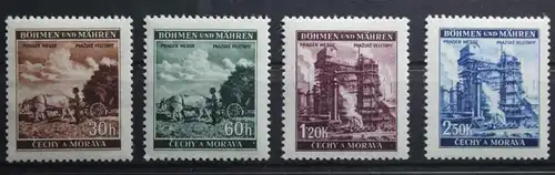 Böhmen und Mähren 75-78 postfrisch #TP555