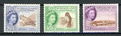 Brit.-Somaliland 129-131 postfrisch #HK353