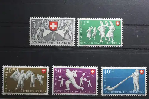 Schweiz 555-559 postfrisch #TN727