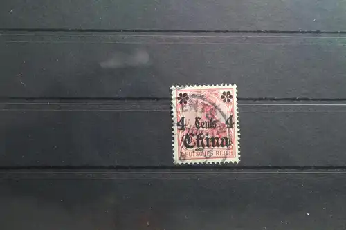 Deutsche Auslandspostämter China 40 gestempelt mit Vollstempel #TP009