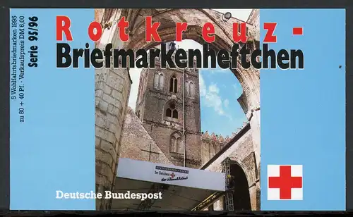 Bund Rotes Kreuz Markenheft mit 1820 gestempelt #GZ525