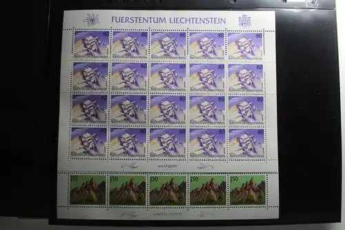 Liechtenstein 974-977 postfrisch als Kleinbogen #TQ276