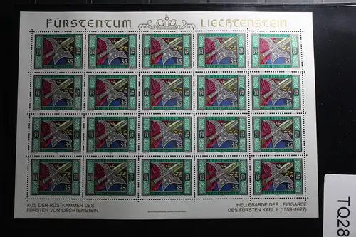 Liechtenstein 890-892 postfrisch als Kleinbogen #TQ288