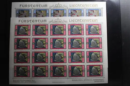 Liechtenstein 890-892 postfrisch als Kleinbogen #TQ288