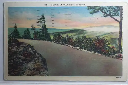 AK Scene on Blue Ridge Parkway 1951 #PH005